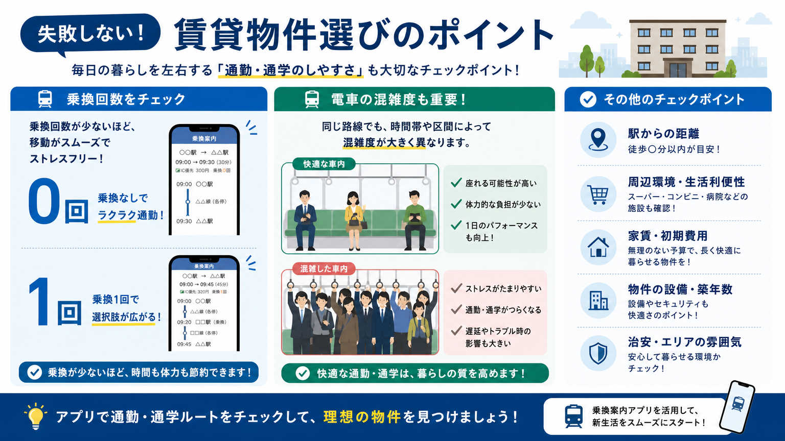 大阪へのアクセスを重視した賃貸物件の選び方